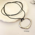 Dalayza Abstract Geometric Necklace [QRKLMLH8]
