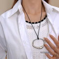 Dalayza Abstract Geometric Necklace [JF867QIZ]