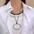 Dalayza Abstract Geometric Necklace [GSFJF66E]