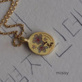 Dallas Dainty Floral Necklace [CTMO01PI]