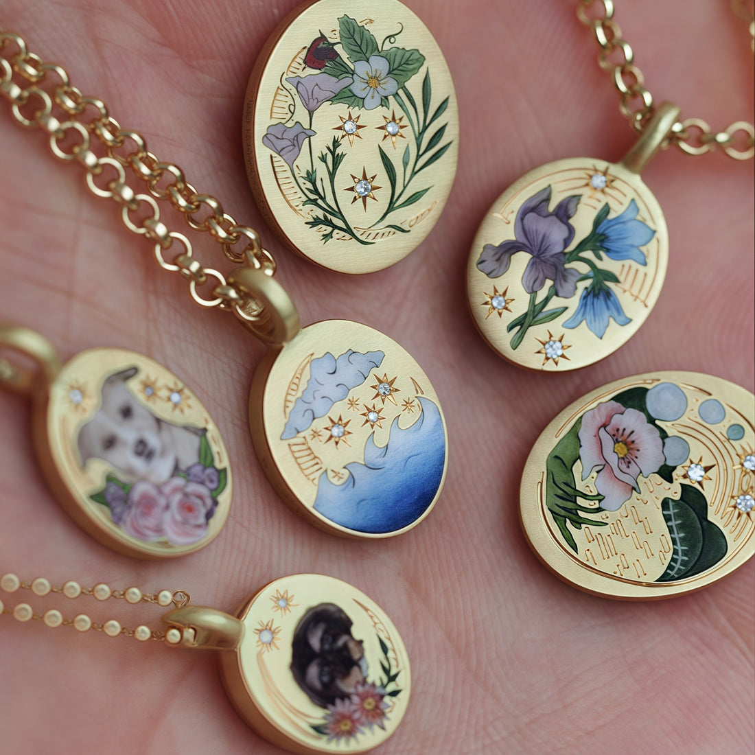 Dallas Dainty Floral Necklace [N2X346O6]