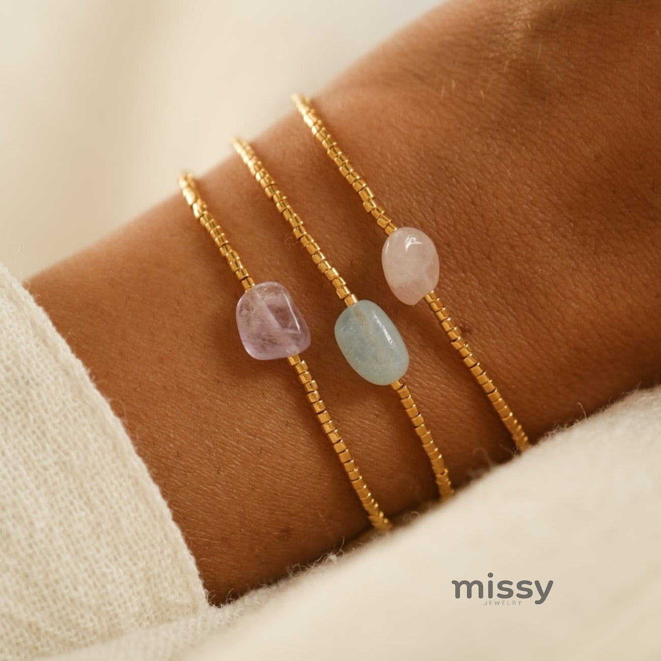 Danely Natural Stone Bracelet [PMYEMDBW]