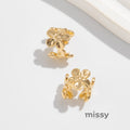 Danielle Metal Flower Ear Clips