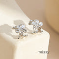 Danielle Metal Flower Ear Clips