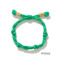 Daphney Braided Heart Bracelet [NBEVOOQZ]