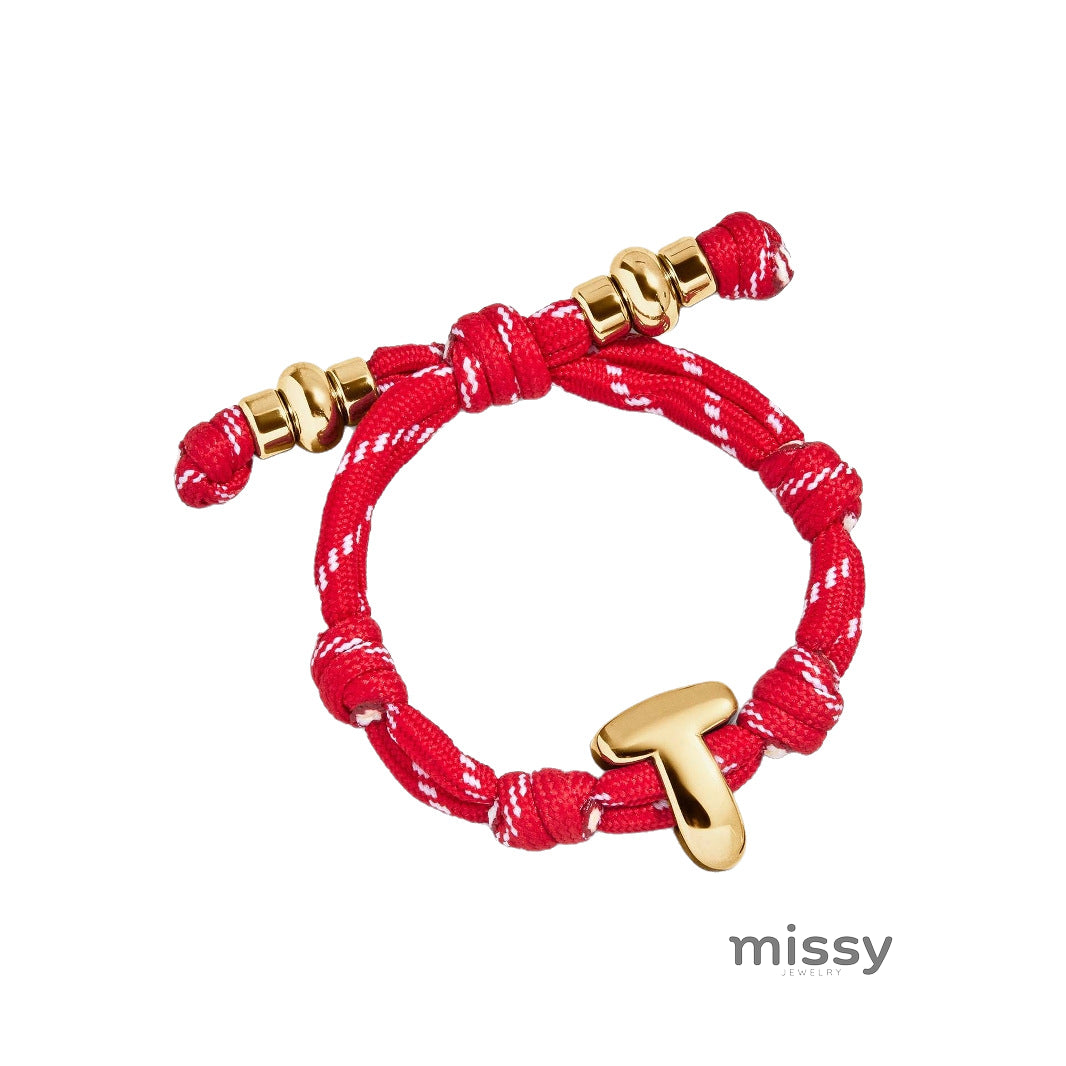 Daphney Braided Heart Bracelet [BDG4BMWT]