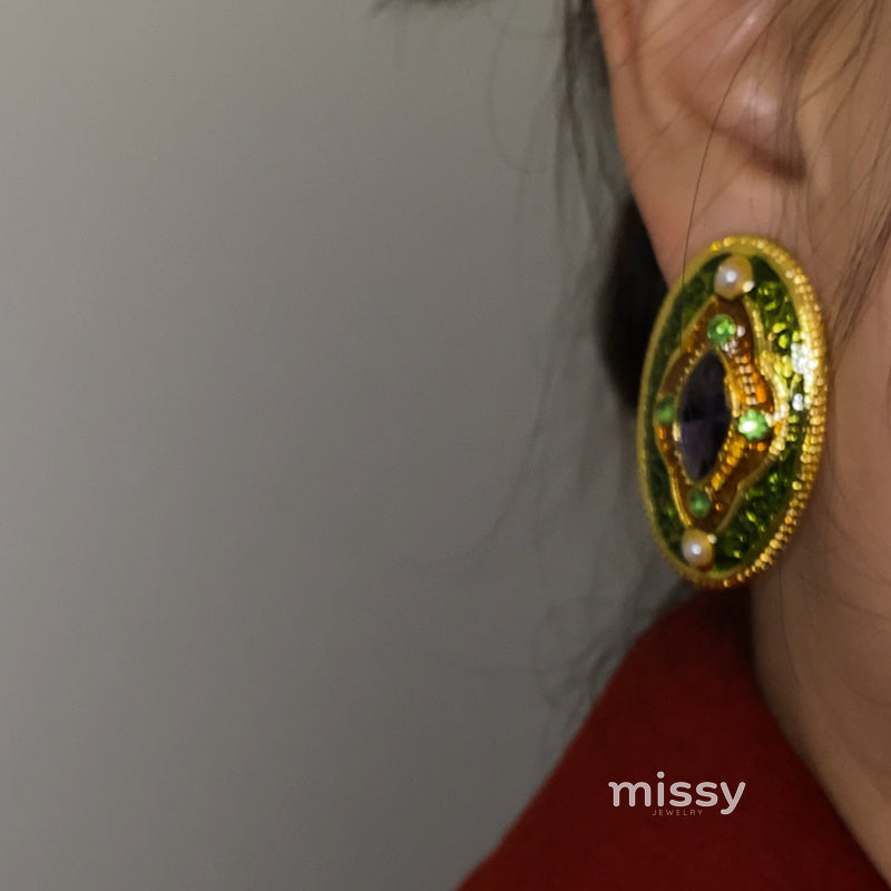 Darcy Artistic Drop Earrings [NJ0O10RR]