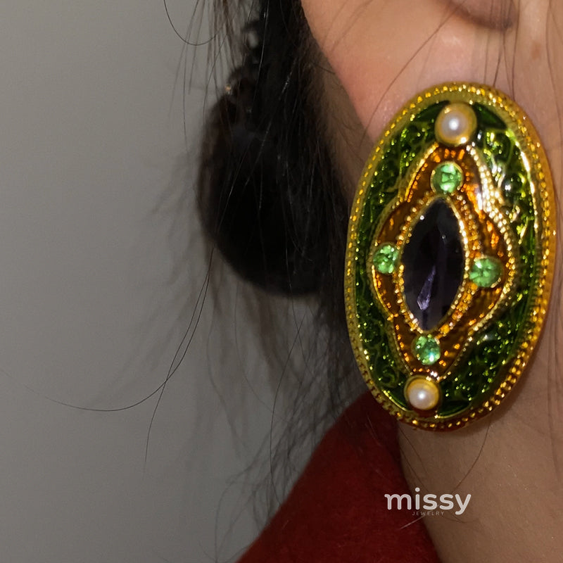 Darcy Artistic Drop Earrings [6QL2ELDR]