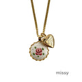 Dariah Oil Painting Floral Necklace [7W32SL4J]