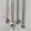 Dariah Oil Painting Floral Necklace [XWZ91LA5]