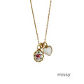 Dariah Oil Painting Floral Necklace [7QND2FCO]