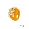Darielle Floral Motif Ring [FXHX9VOV]