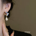Deisy Irregular Pearl Earrings [B54JBTNT]