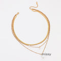 Deliyah Layered Pearl Pendant Necklace [PD4JGWI7]