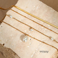 Deliyah Layered Pearl Pendant Necklace [DLV2LZDD]