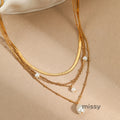 Deliyah Layered Pearl Pendant Necklace [PKV83QTC]