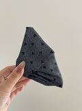 Denim Heart Triangle Hair Clip [WXQJYT74]
