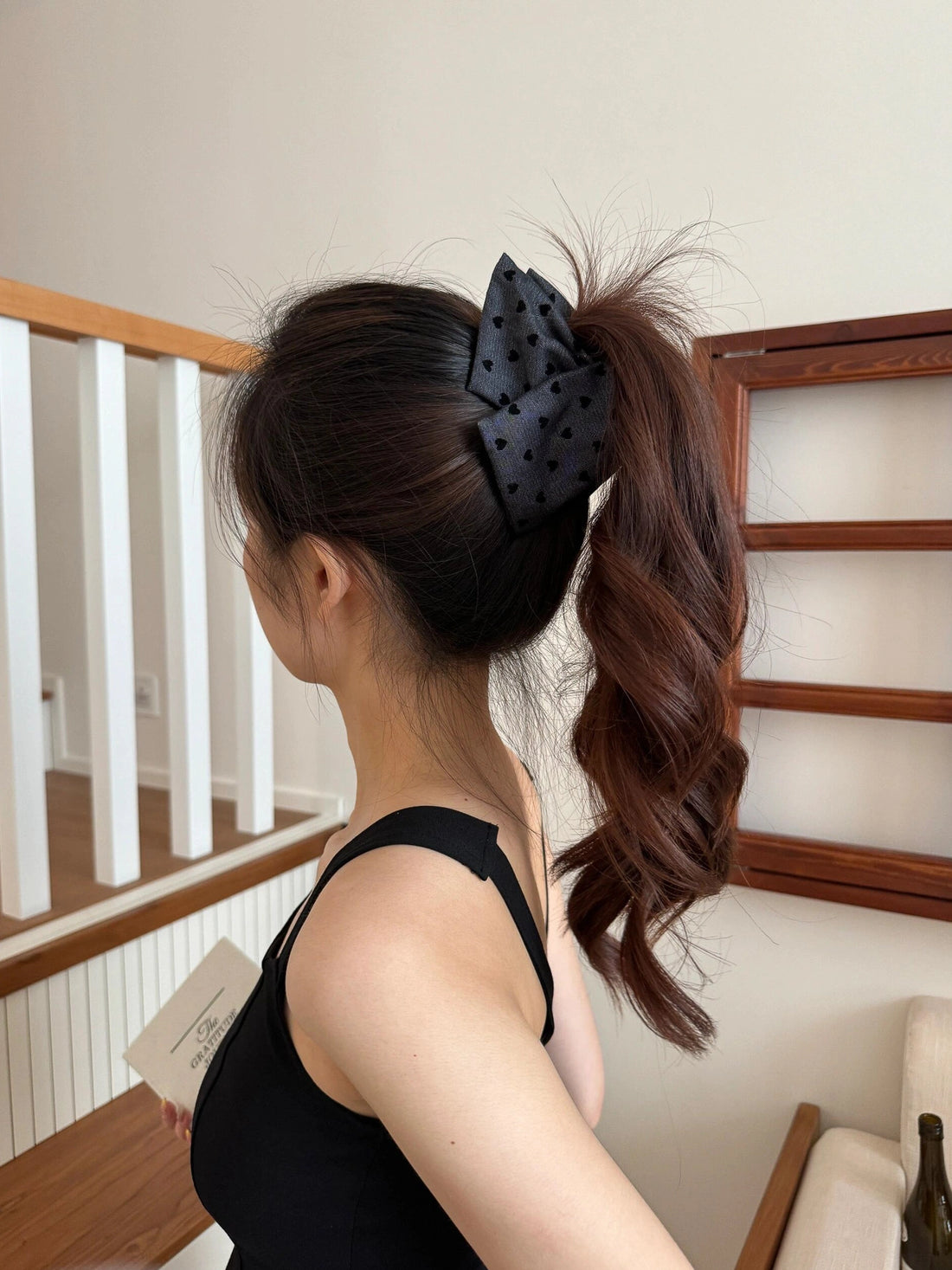 Denim Heart Triangle Hair Clip [SBTO8LVK]