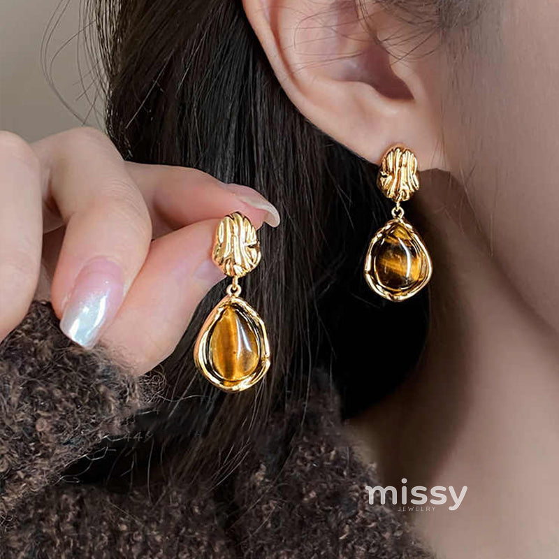 Dia Maillard Amber Earrings