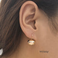 Diala Oval Zircon Earrings [X3FHRFL6]