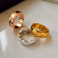 Diamond Pattern Stacking Ring [9HE3LMR9]