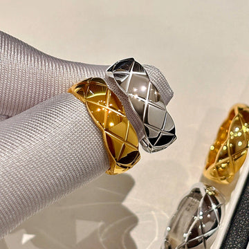 Diamond Pattern Stacking Ring [WDK72MUI]