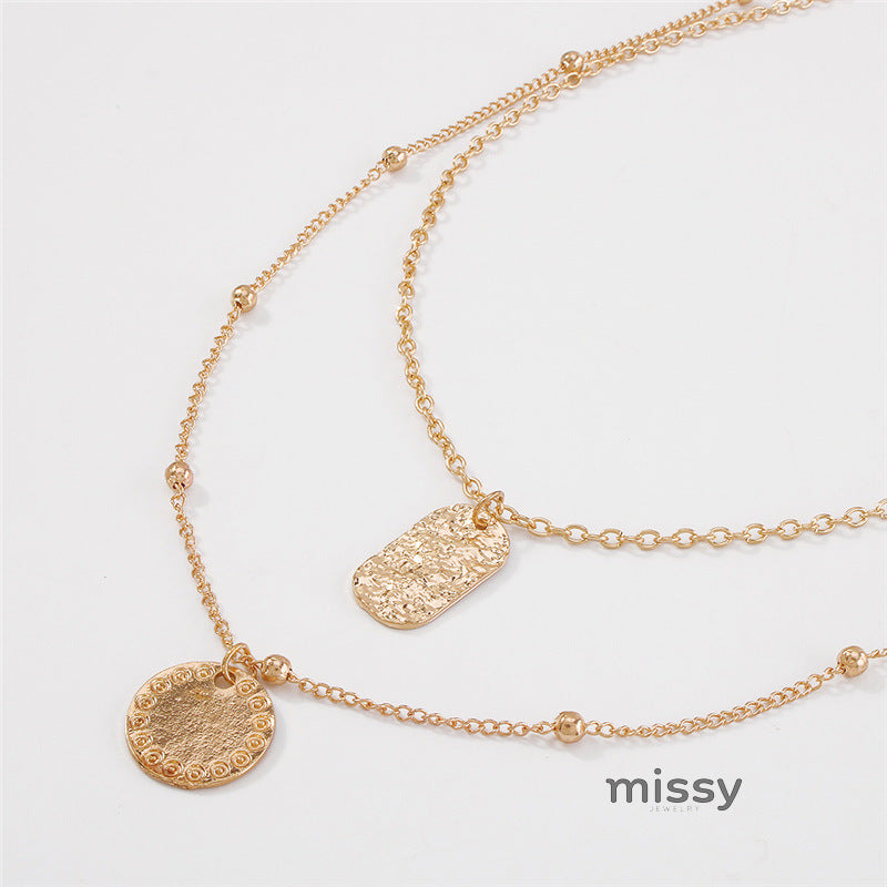 Dinah Retro Layered Necklace [FD8CRMUY]