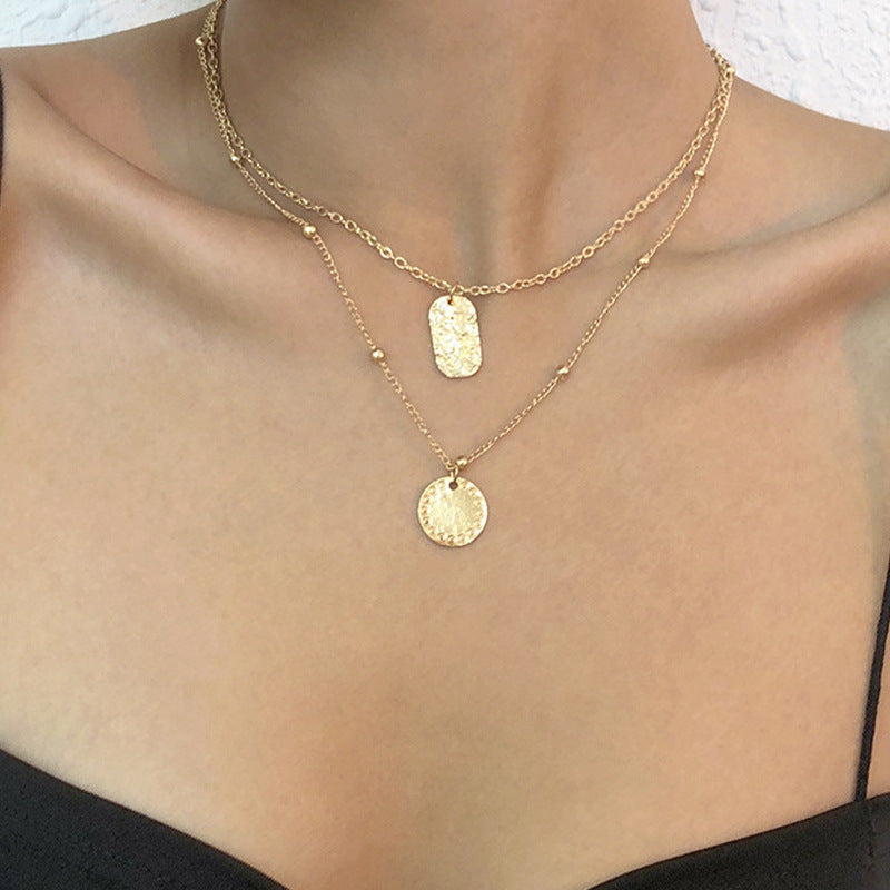 Dinah Retro Layered Necklace [129SA5V1]