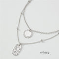 Dinah Retro Layered Necklace [5SXBAK95]