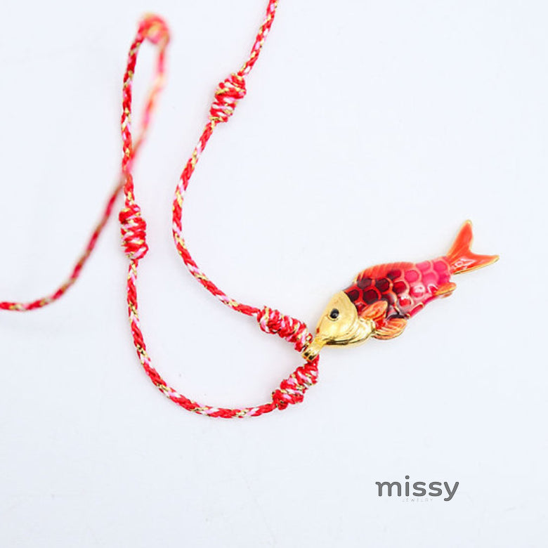 Donna Colorful Fish Pendant Necklace [GVIYXLBJ]
