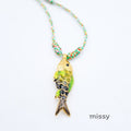 Donna Colorful Fish Pendant Necklace [TZLMTK32]