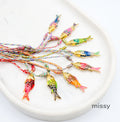Donna Colorful Fish Pendant Necklace [RL8H34JF]