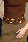 Double Layer Pearl Chain Necklace [62GP7811]