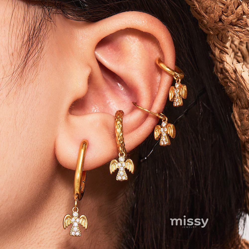 Draya Zircon Stud Earrings [4CZ7AVRJ]