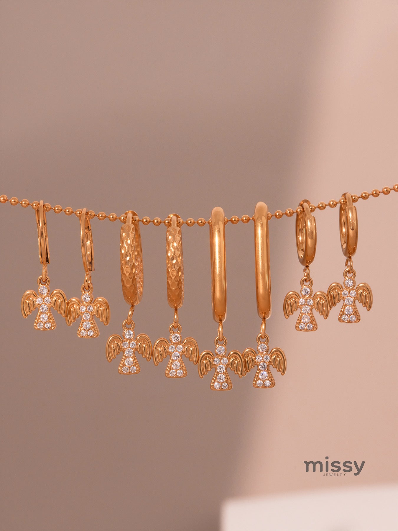 Draya Zircon Stud Earrings [YF73J2IE]