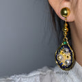 Dream Blue Chinoiserie Earrings [E3B2FXWW]