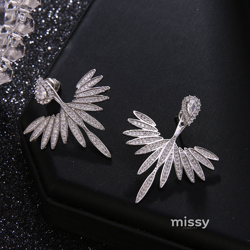Eevie Crystal Wing Convertible Earrings [DDU1GOE7]