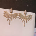 Eevie Crystal Wing Convertible Earrings [4X9DWRWY]