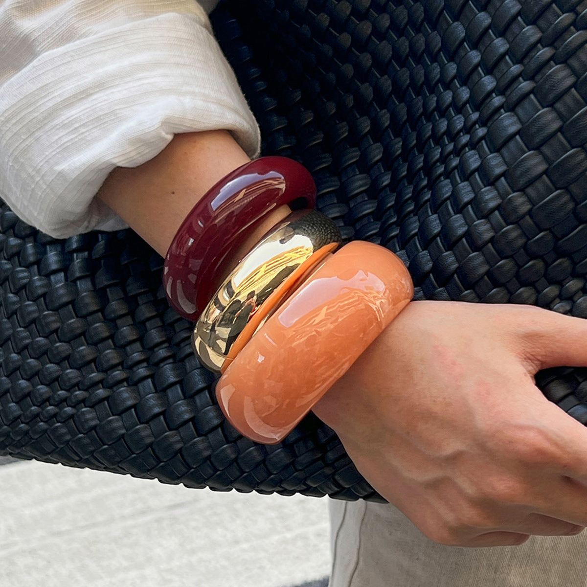 Egypt Swirl Resin Bangle [8IGI4SFI]
