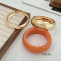 Egypt Swirl Resin Bangle [AIXMAE22]