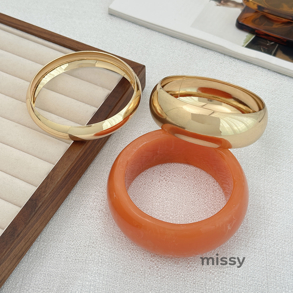Egypt Swirl Resin Bangle [AIXMAE22]