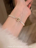 Eight-Pointed Star Pearl Bracelet [OTXE3D2P]