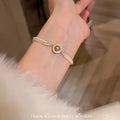 Eight-Pointed Star Pearl Bracelet [EH3O6N8H]