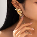 Eila Pleated Statement Earrings [C4HXCXV5]