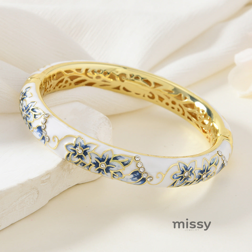 Eisley Cloisonne Enamel Bangle [06O2JJHD]
