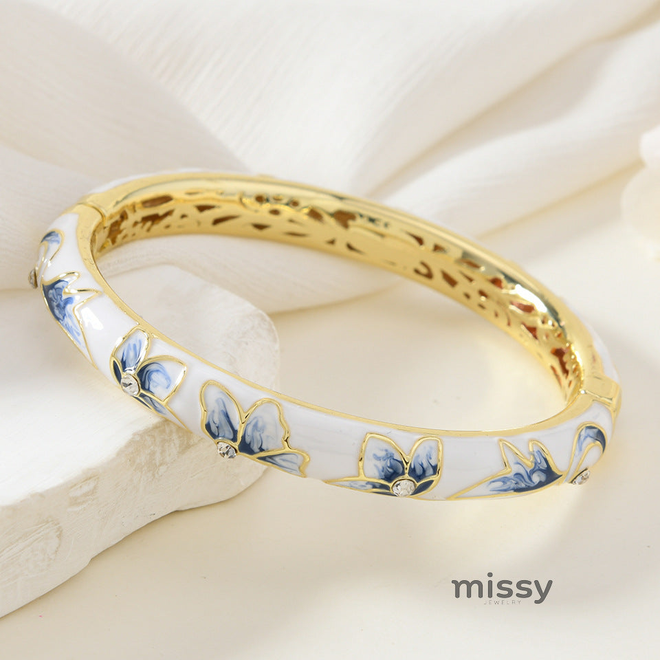 Eisley Cloisonne Enamel Bangle [EFLR4NDS]