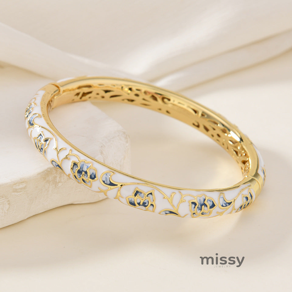 Eisley Cloisonne Enamel Bangle [H439L1WD]