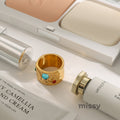 Elanie Gold Band Ring