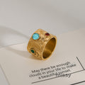 Elanie Gold Band Ring