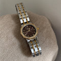 Elegant Crystal Accent Bracelet Watch [C1HPV2I5]